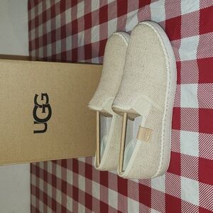 UGG Women's Cream Slip-On Shoes